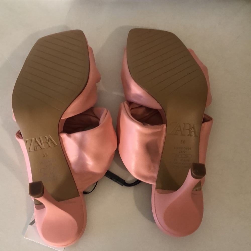 Pink open toe heels - Picture 6 of 6